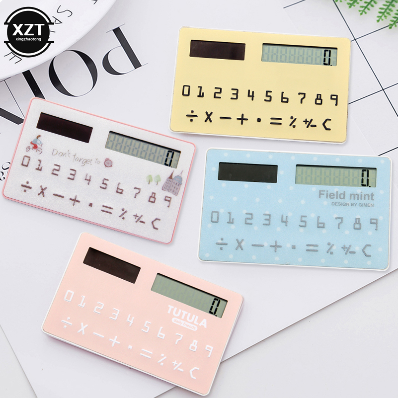 Scientific Calculator For Secondary School - Calculadora de tarjeta portátil, Mini calculadora