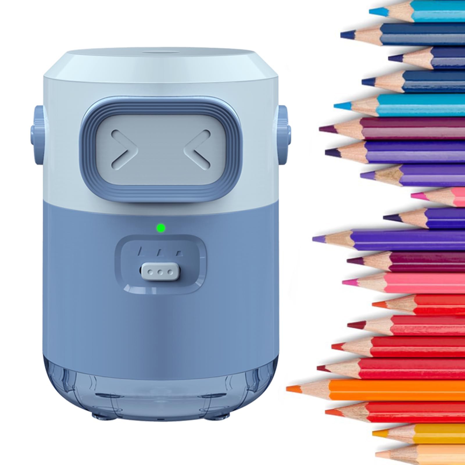Electric Pencil Sharpener Usb - Sacapuntas Eléctrico Totalmente Automático, Recargable de