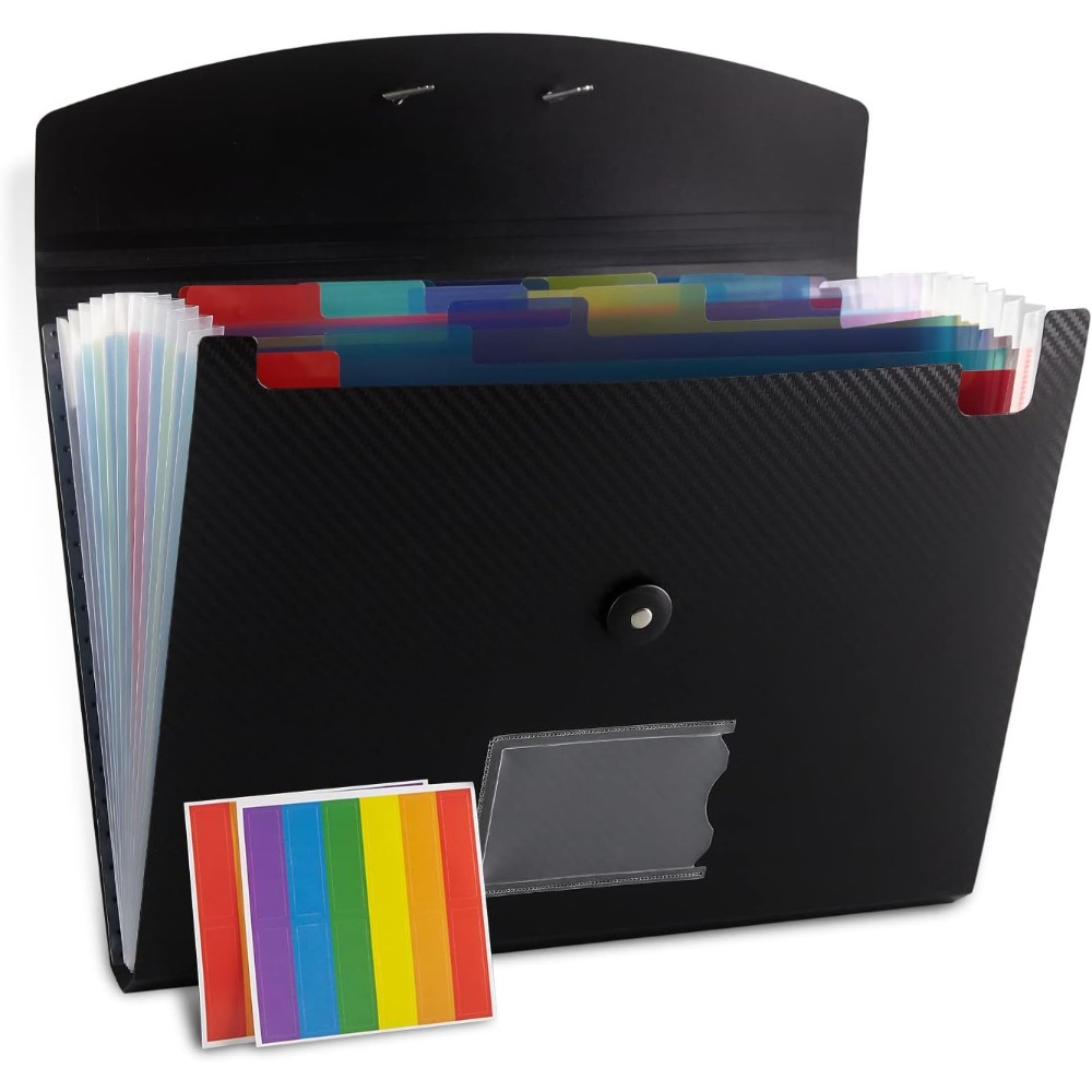 Carpeta de Archivos Expandible - Expandable Accordion File Folder 13 Pockets reseña y precio