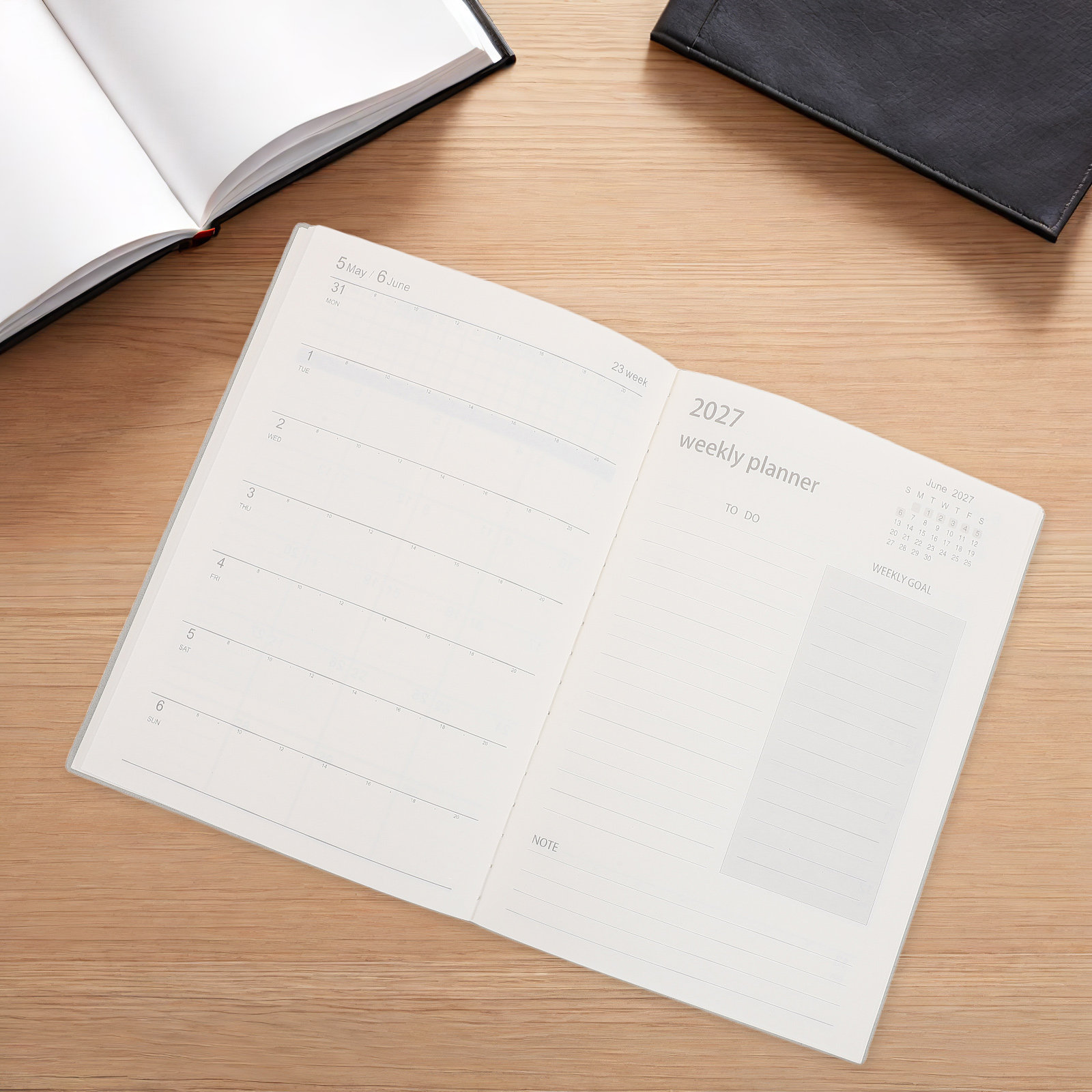 Agenda profesional 2027, cuade - Spiral Bound Grid Notebook A5 reseña y precio
